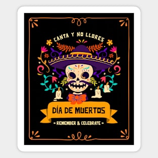 dia de los muertos Mexican Magnet